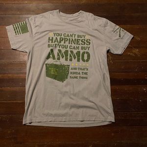 Grunt Style ammo and guns mens tshirt
